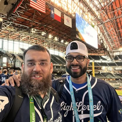 On the event floor