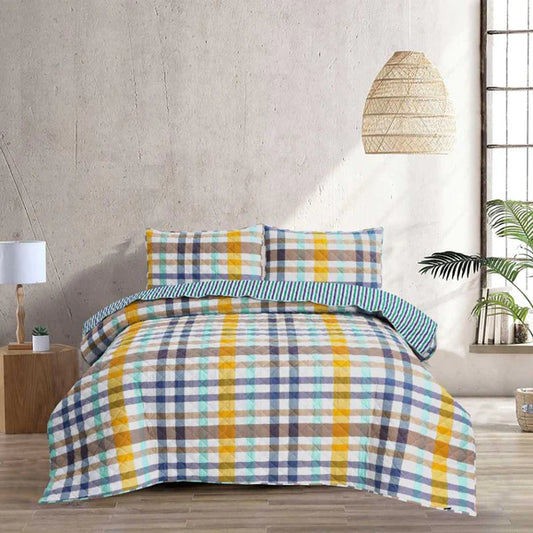 PLAID VIBES - Bed Sheet