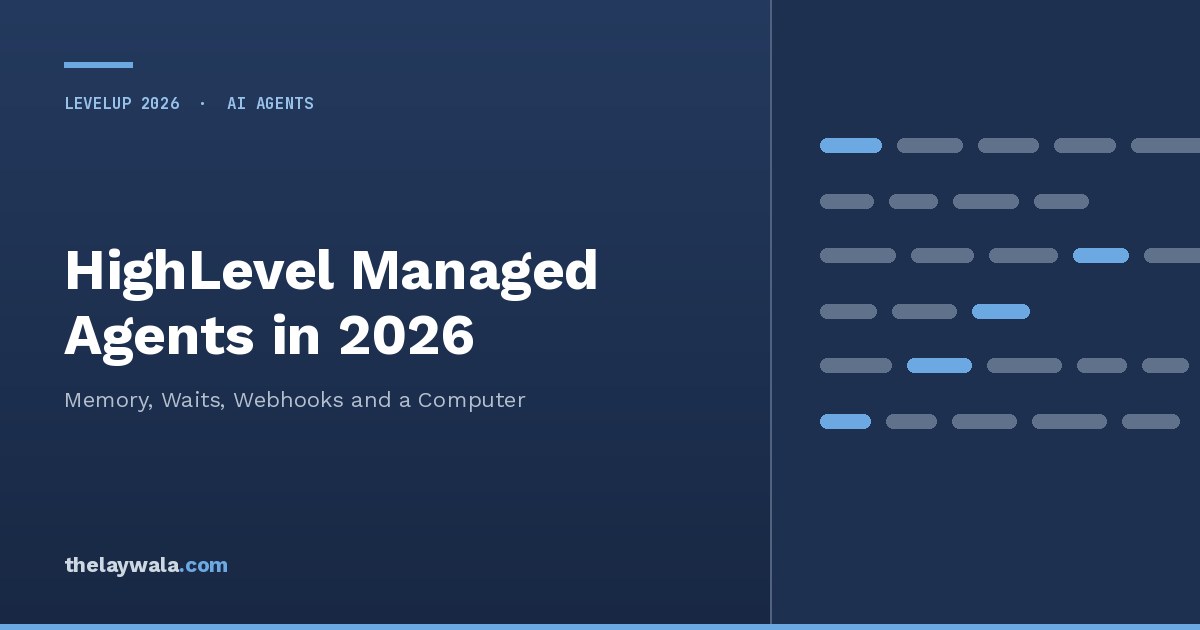 HighLevel Managed Agents in 2026: Enhancements from LevelUp